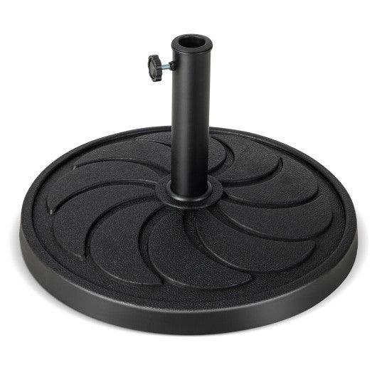 40LBS 21.5Inch Round Outdoor Umbrella Base at Set Shop and Smile