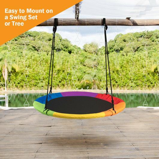 40 Inch Flying Saucer Tree Swing Outdoor Play for Kids at Set Shop and Smile