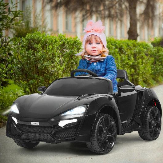 12V 2.4G RC Electric Vehicle with Lights-Black at Set Shop and Smile