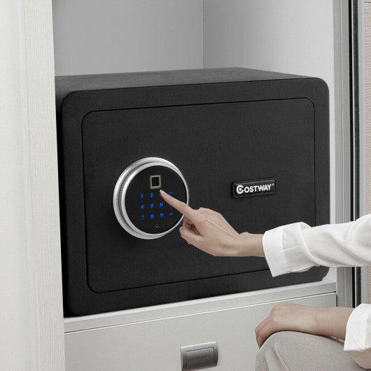 2-Layer Security Safe Deposit Box with Inner LED Light at Set Shop and Smile