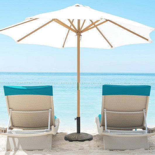 26.5lbs Patio Market Umbrella Base Stand at Set Shop and Smile