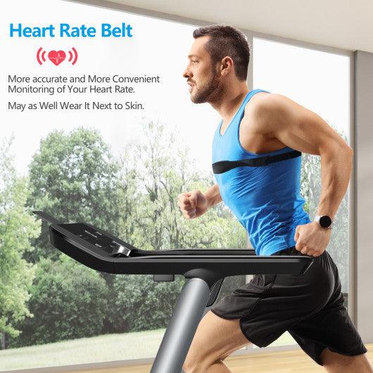 Italian Designed Folding Treadmill with Heart Rate Belt and Fatigue Button at Set Shop and Smile