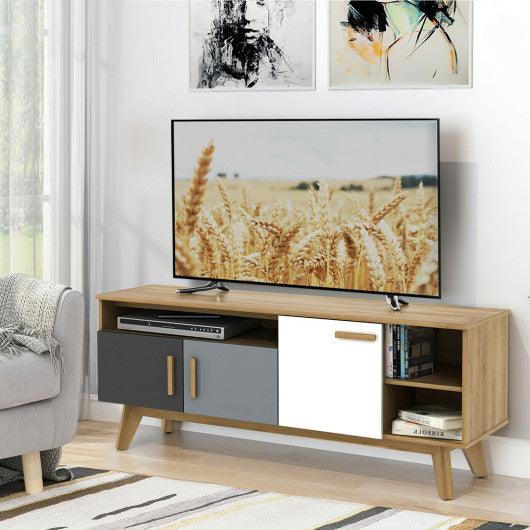 65 Inch TV Stand with 3 Storage Cabinets and 3 Open Shelves for Living Room at Set Shop and Smile