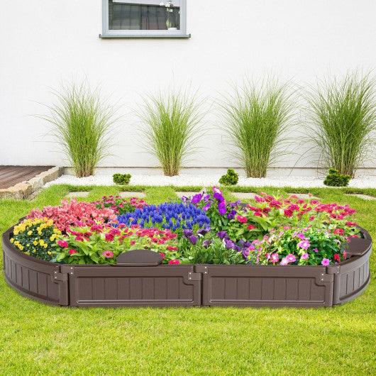 Sandbox with Built-in Corner Seat and Bottom Liner-Brown at Set Shop and Smile