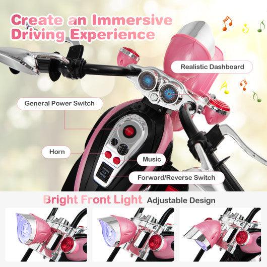 6V 3 Wheel Kids Motorcycle-Pink at Set Shop and Smile