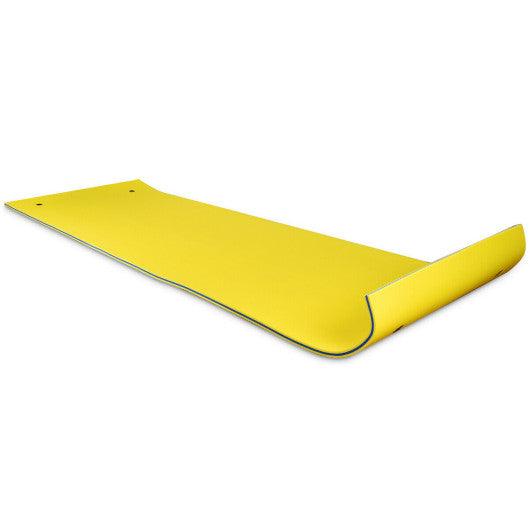 3 Layer Floating Water Pad Foam Mat-Yellow at Set Shop and Smile