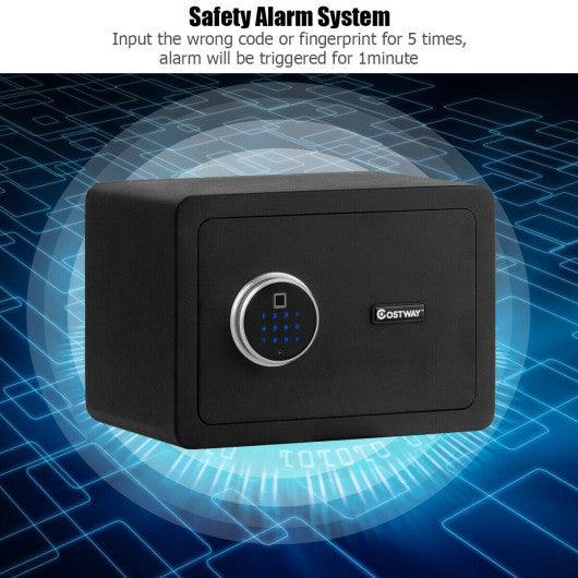 2-Layer Security Safe Deposit Box with Inner LED Light at Set Shop and Smile