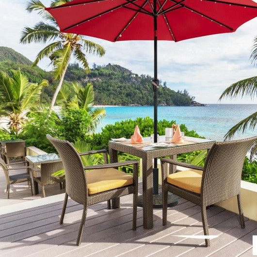 26.5lbs Patio Market Umbrella Base Stand at Set Shop and Smile