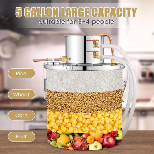 5 Gal 40 L Water Juicer Maker with Circulating Pump-5 Gal at Set Shop and Smile