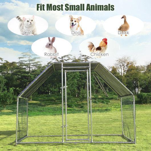 9.5 x 6.5 Feet Large Walk In Chicken Run Cage at Set Shop and Smile