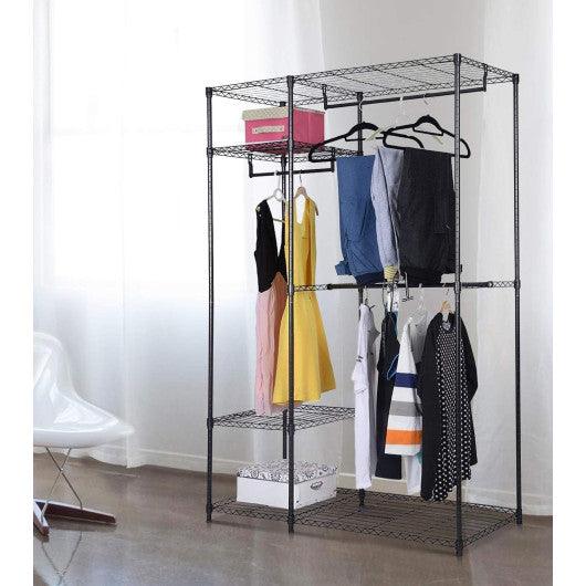 Portable Steel Closet Hanger Storage Rack Organizer at Set Shop and Smile
