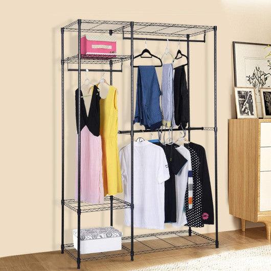 Portable Steel Closet Hanger Storage Rack Organizer at Set Shop and Smile