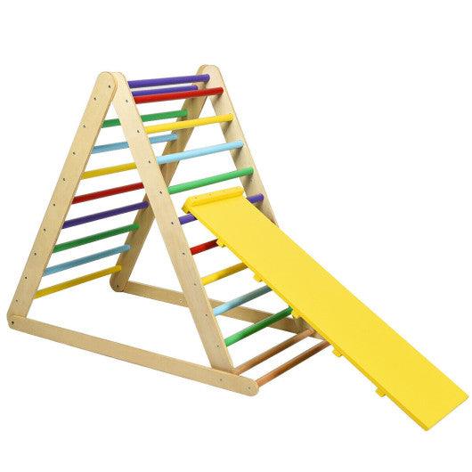 Foldable Wooden Climbing Triangle Indoor Home Climber Ladder at Set Shop and Smile