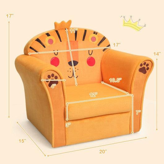Kids Armrest Lion Upholstered Sofa at Set Shop and Smile