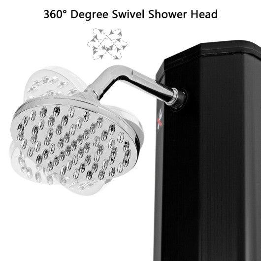 7.2 Feet Adjustable Outdoor Solar Heating Shower Head at Set Shop and Smile