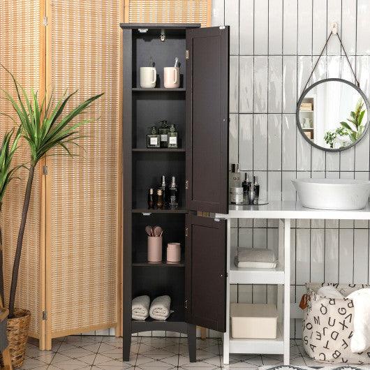 Freestanding Bathroom Storage Cabinet for Kitchen and Living Room-Coffee at Set Shop and Smile