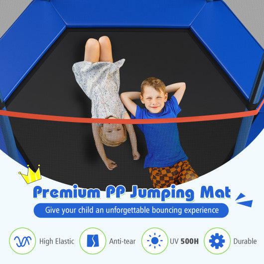 7 Feet Kids Recreational Bounce Jumper Trampoline-Blue at Set Shop and Smile