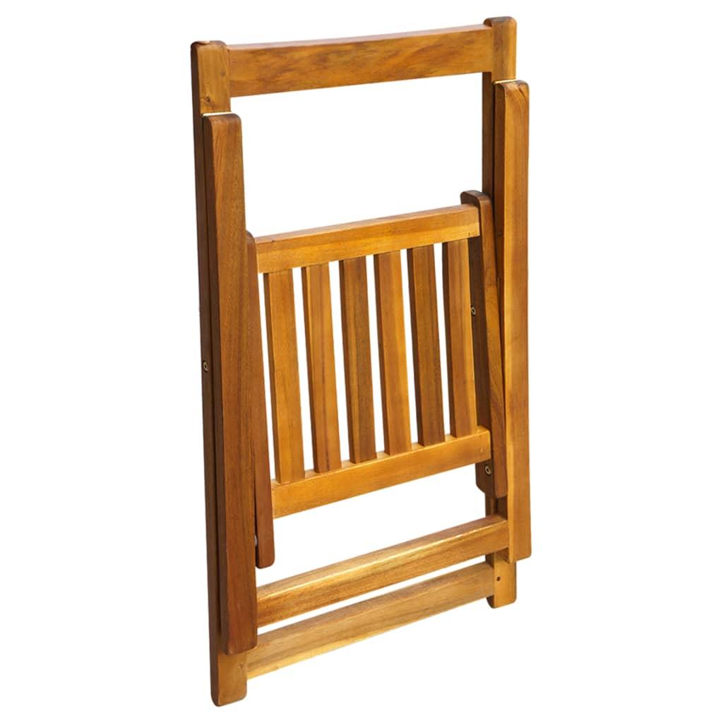 Folding Patio Chairs 2 pcs Solid Acacia Wood at Set Shop and Smile