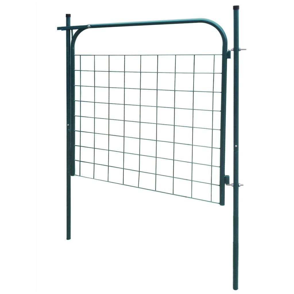 Garden Fence Gate 39.4"x39.4" Green at Set Shop and Smile