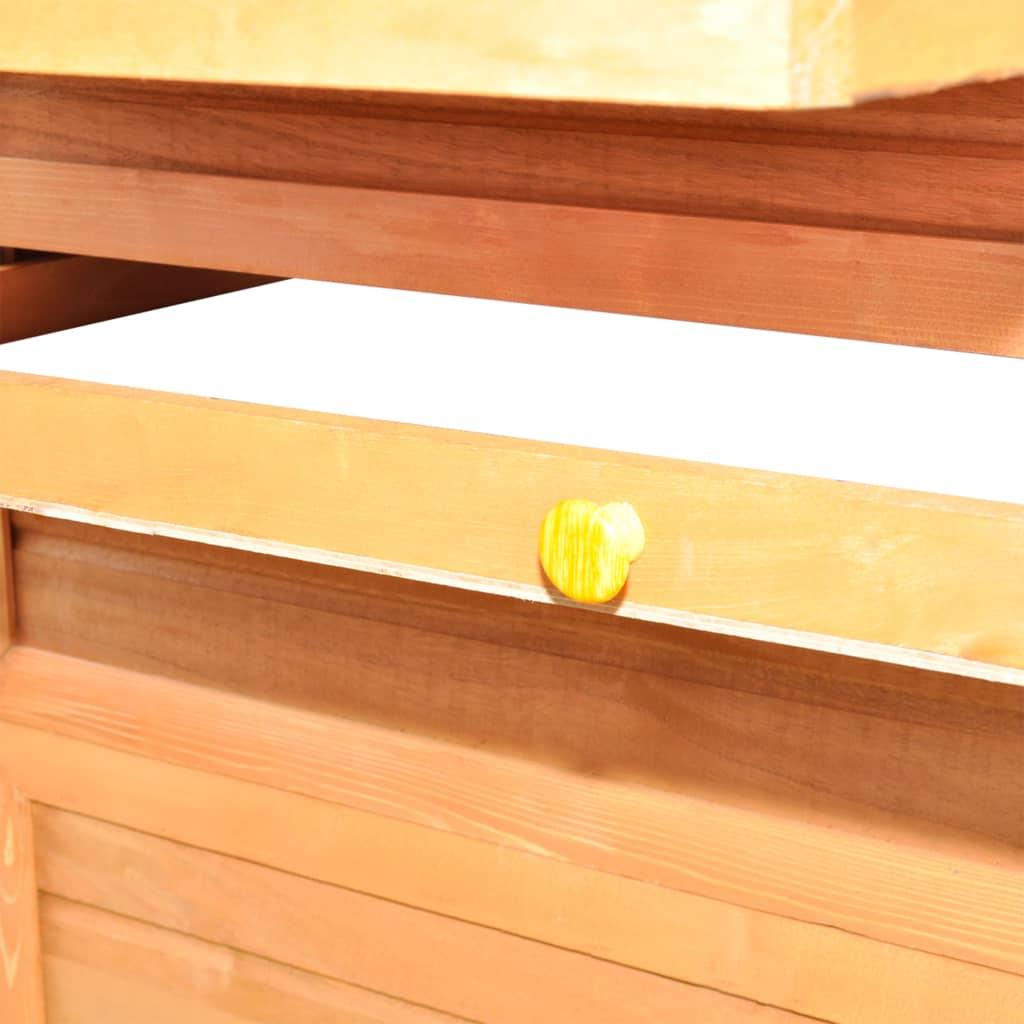 Chicken Coop Wood 116"x64.2"x67" at Set Shop and Smile