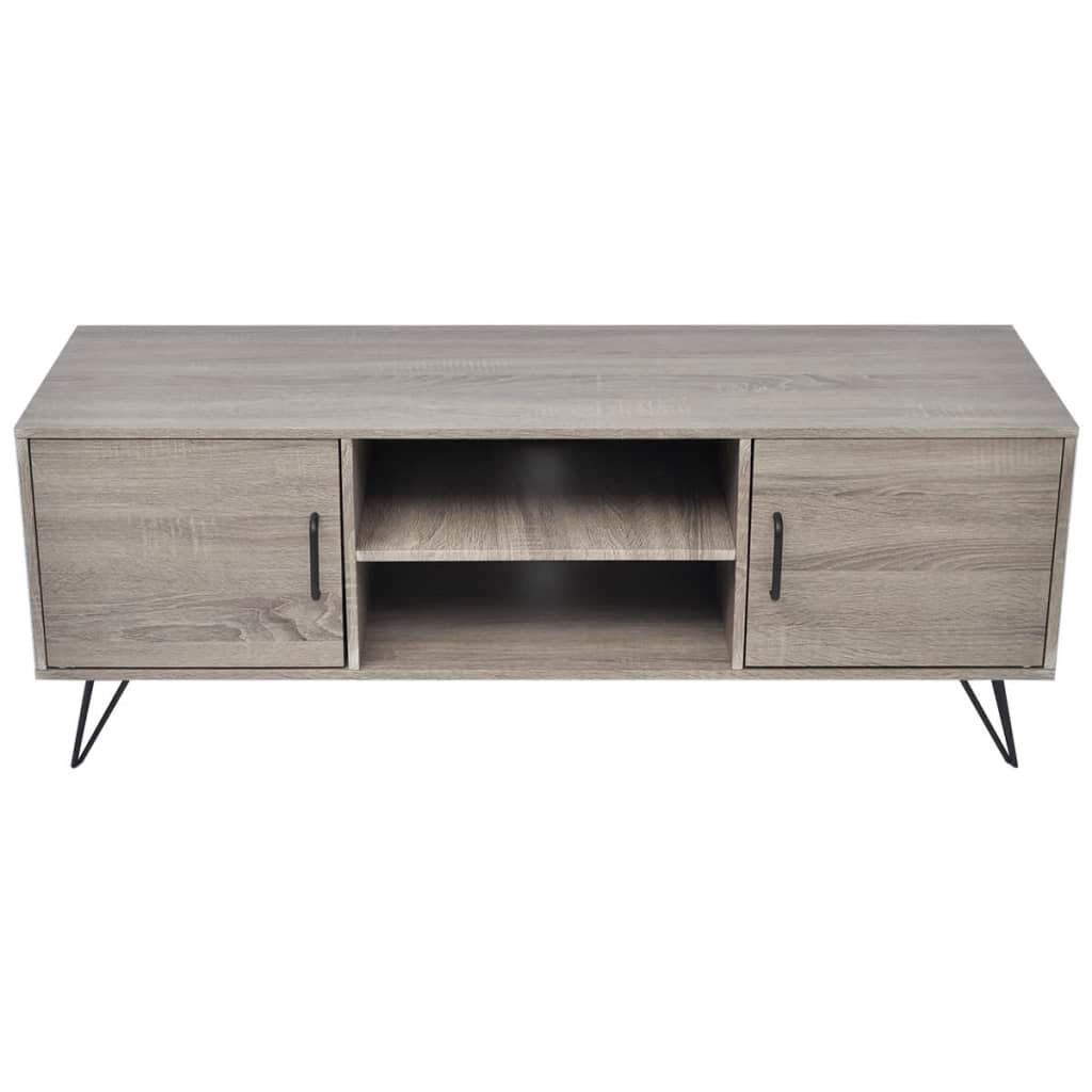 TV Cabinet 47.2"x15.7"x17.7" Gray at Set Shop and Smile