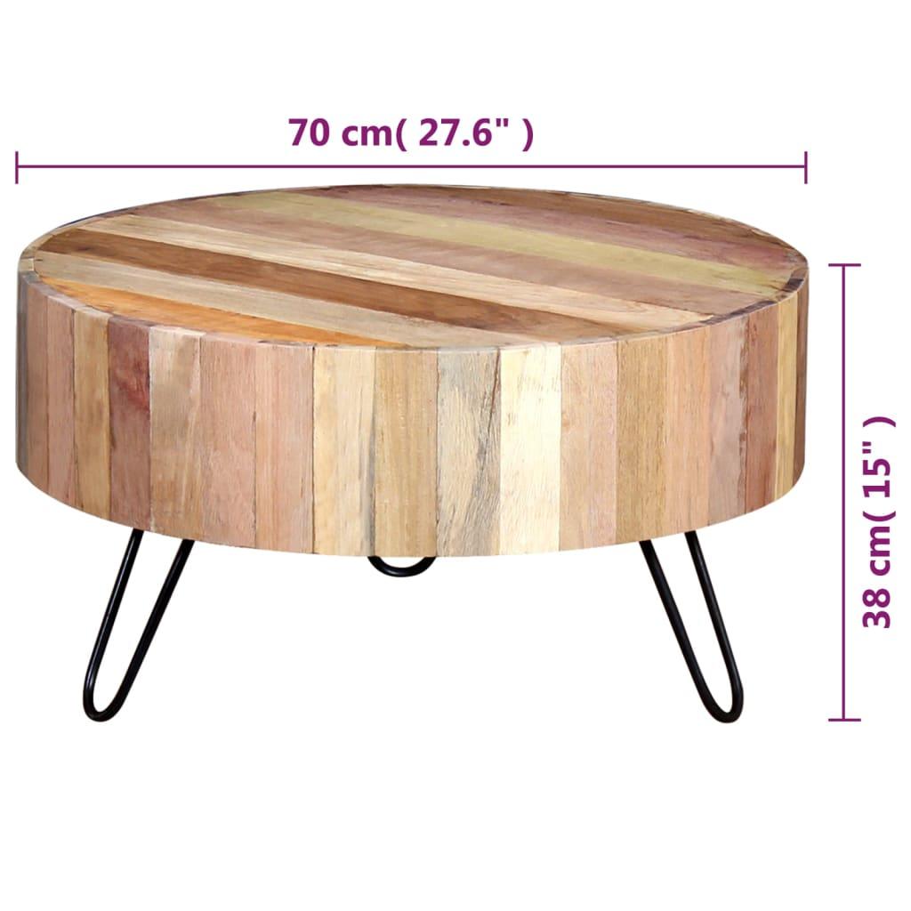 Coffee Table Solid Reclaimed Wood at Set Shop and Smile
