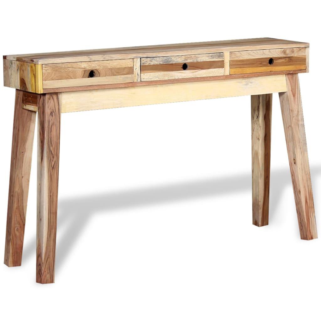 Console Table Solid Reclaimed Wood at Set Shop and Smile