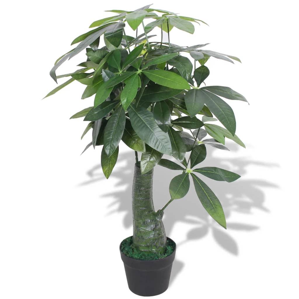 Artificial Fortune Tree Plant with Pot 33.5" Green at Set Shop and Smile
