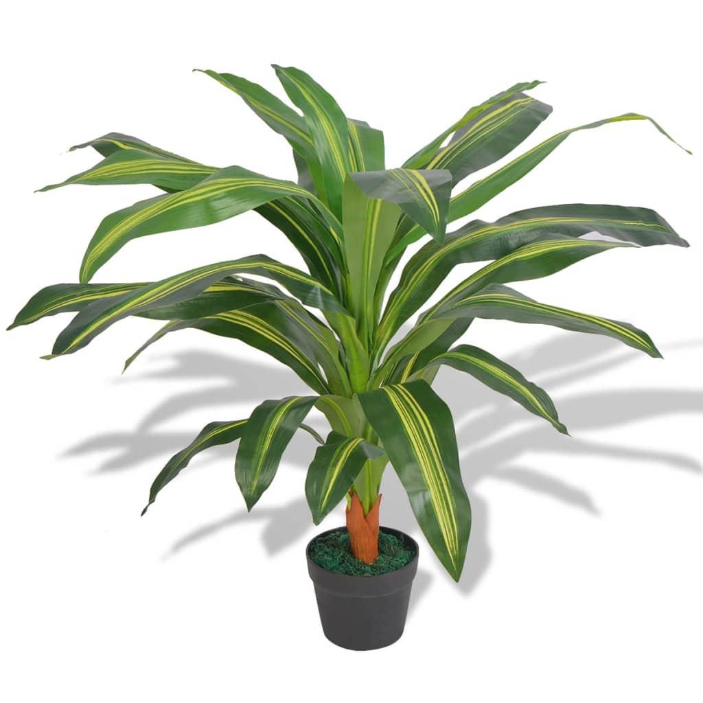 Artificial Dracaena Plant with Pot 35.4" Green at Set Shop and Smile