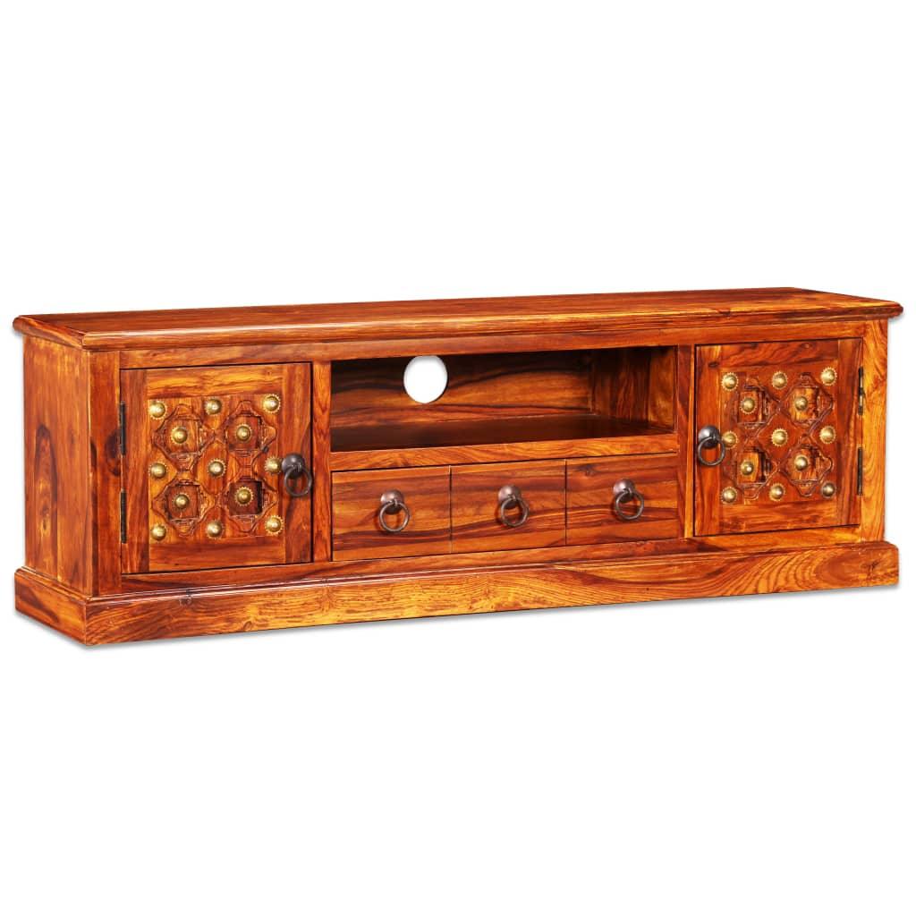 TV Stand Solid Sheesham Wood 47.2"x11.8"x15.7" at Set Shop and Smile
