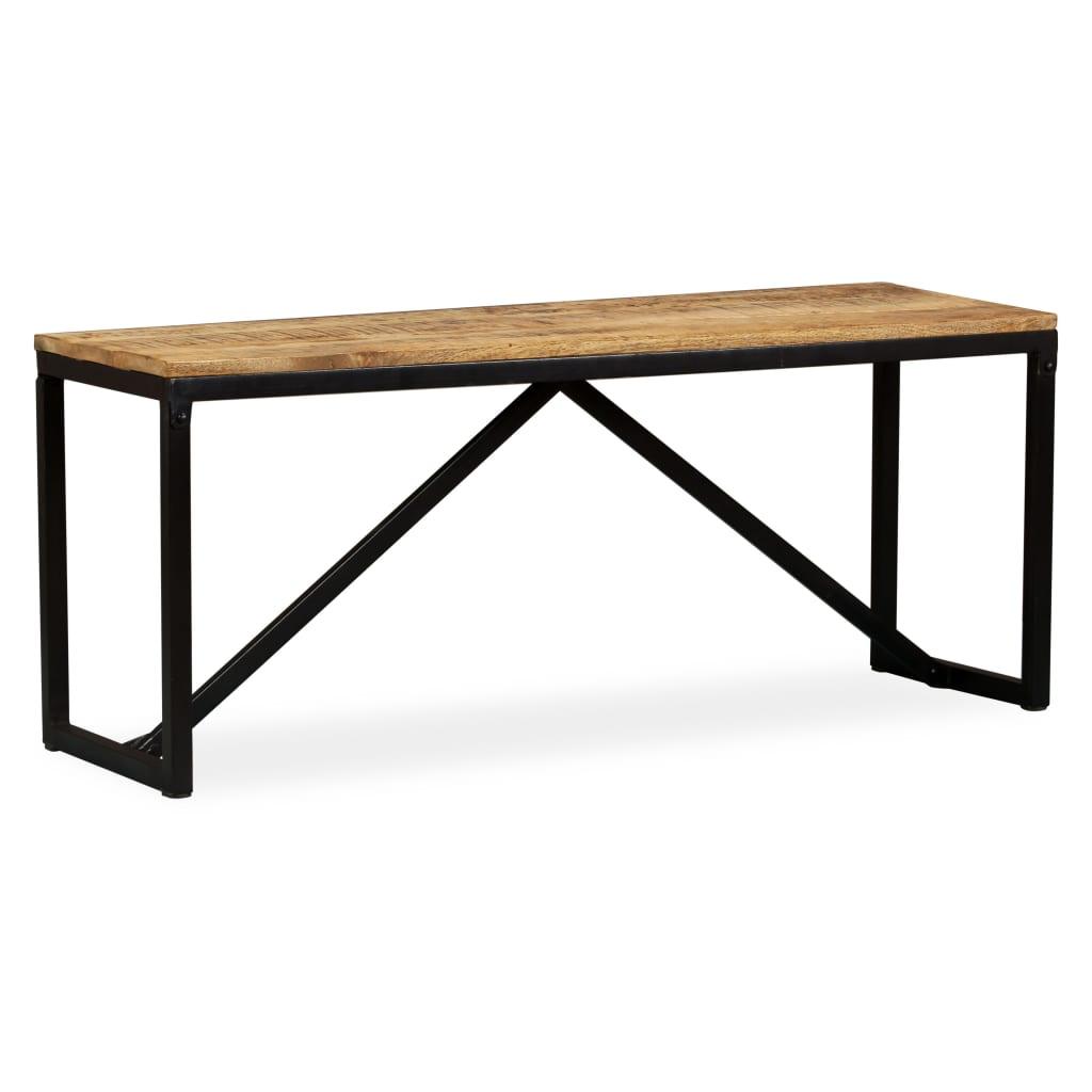 Bench Solid Mango Wood 43.3"x13.8"x17.7" at Set Shop and Smile