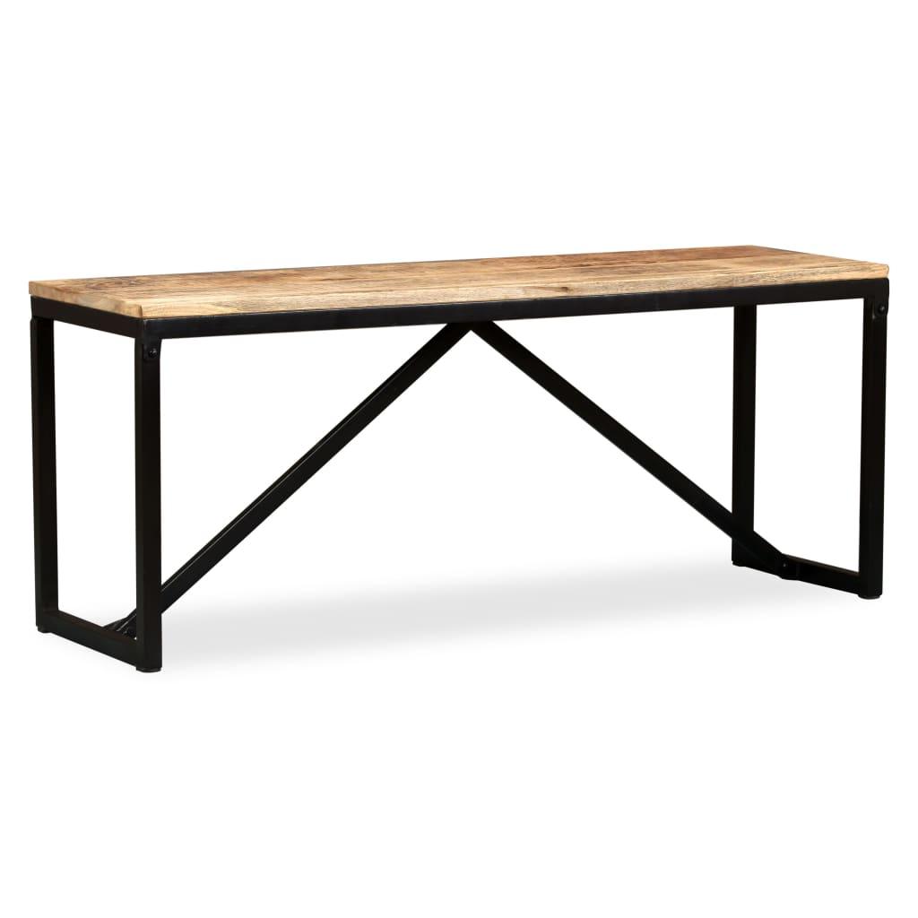 Bench Solid Mango Wood 43.3"x13.8"x17.7" at Set Shop and Smile