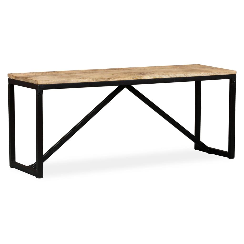 Bench Solid Mango Wood 43.3"x13.8"x17.7" at Set Shop and Smile