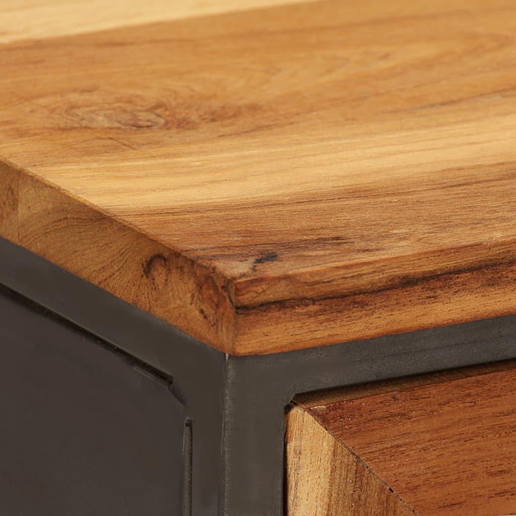 Sideboard Recycled Teak and Steel 25.6"x11.8"x27.6" at Set Shop and Smile