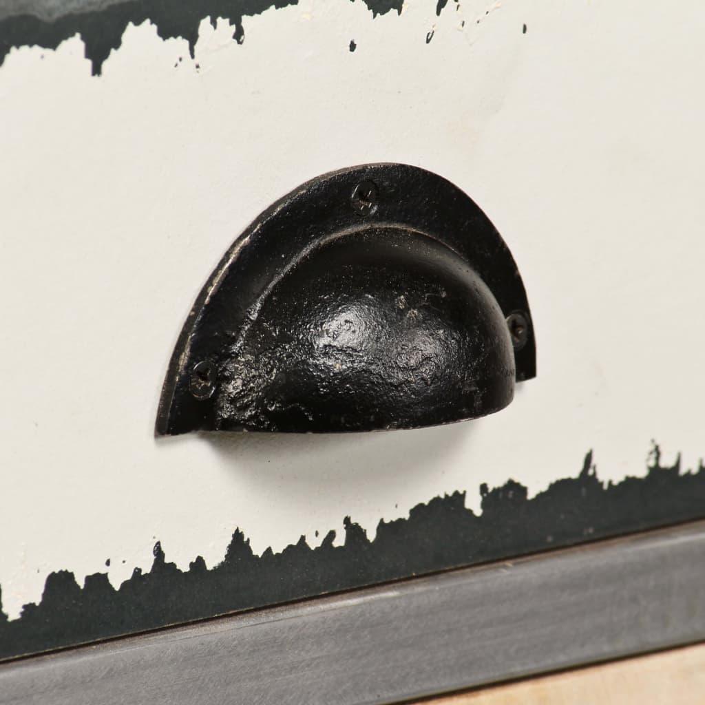 Sideboard Solid Mango Wood and Steel 25.6"x13"x29.9" at Set Shop and Smile