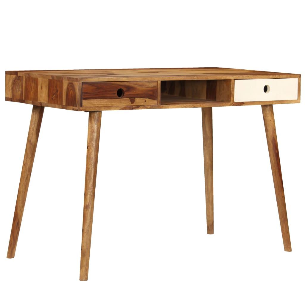 Writing Desk 43.3"x21.7"x29.9" Solid Sheesham Wood at Set Shop and Smile