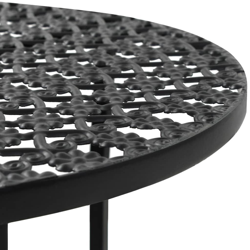 Bistro Table Black 15.7"x27.5" Metal at Set Shop and Smile