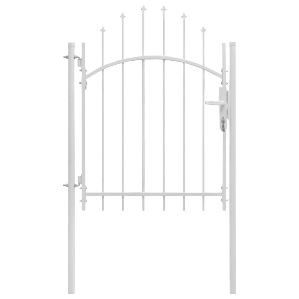 Garden Gate Steel 39.4"x78.7" White at Set Shop and Smile