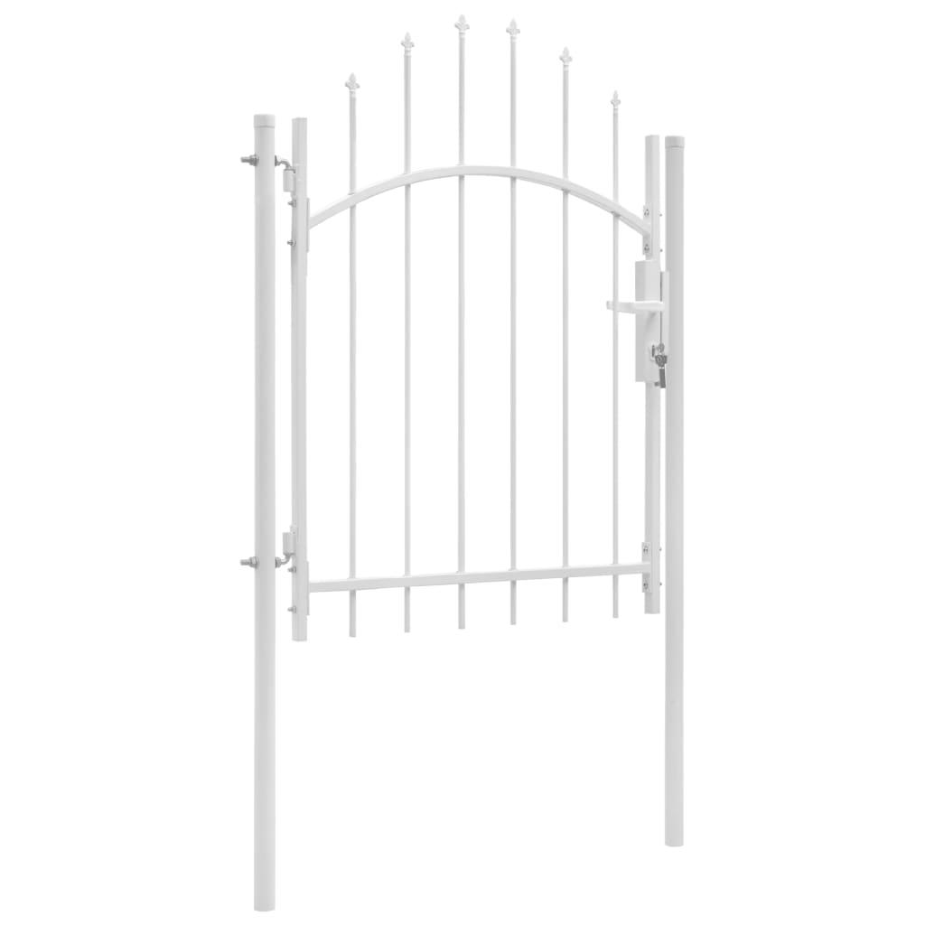 Garden Gate Steel 39.4"x78.7" White at Set Shop and Smile