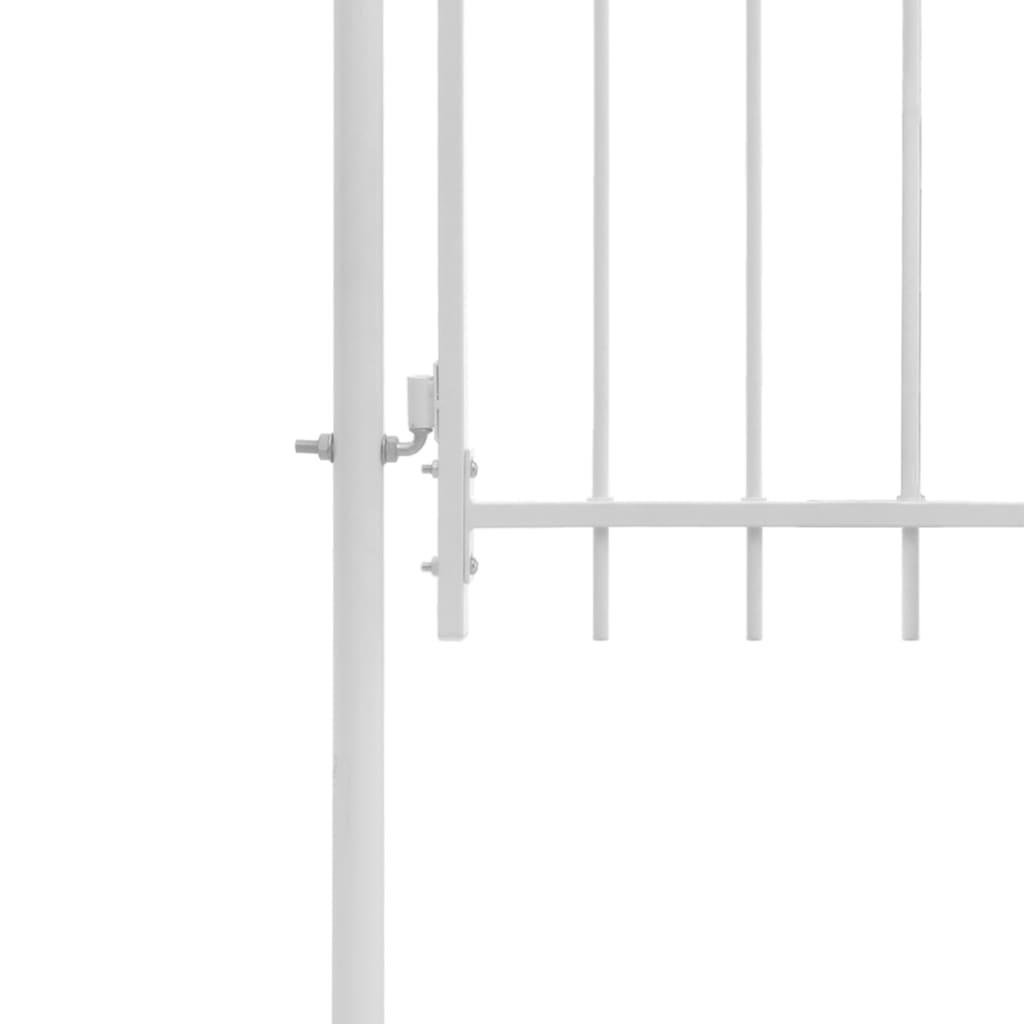 Garden Gate Steel 39.4"x78.7" White at Set Shop and Smile