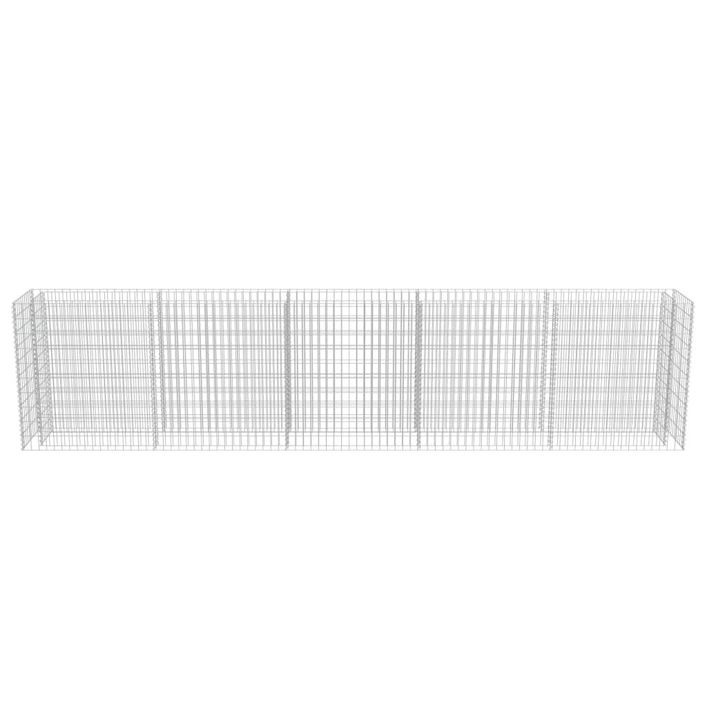 Gabion Raised Bed Galvanized Steel 177.2"x19.7"x39.4" at Set Shop and Smile