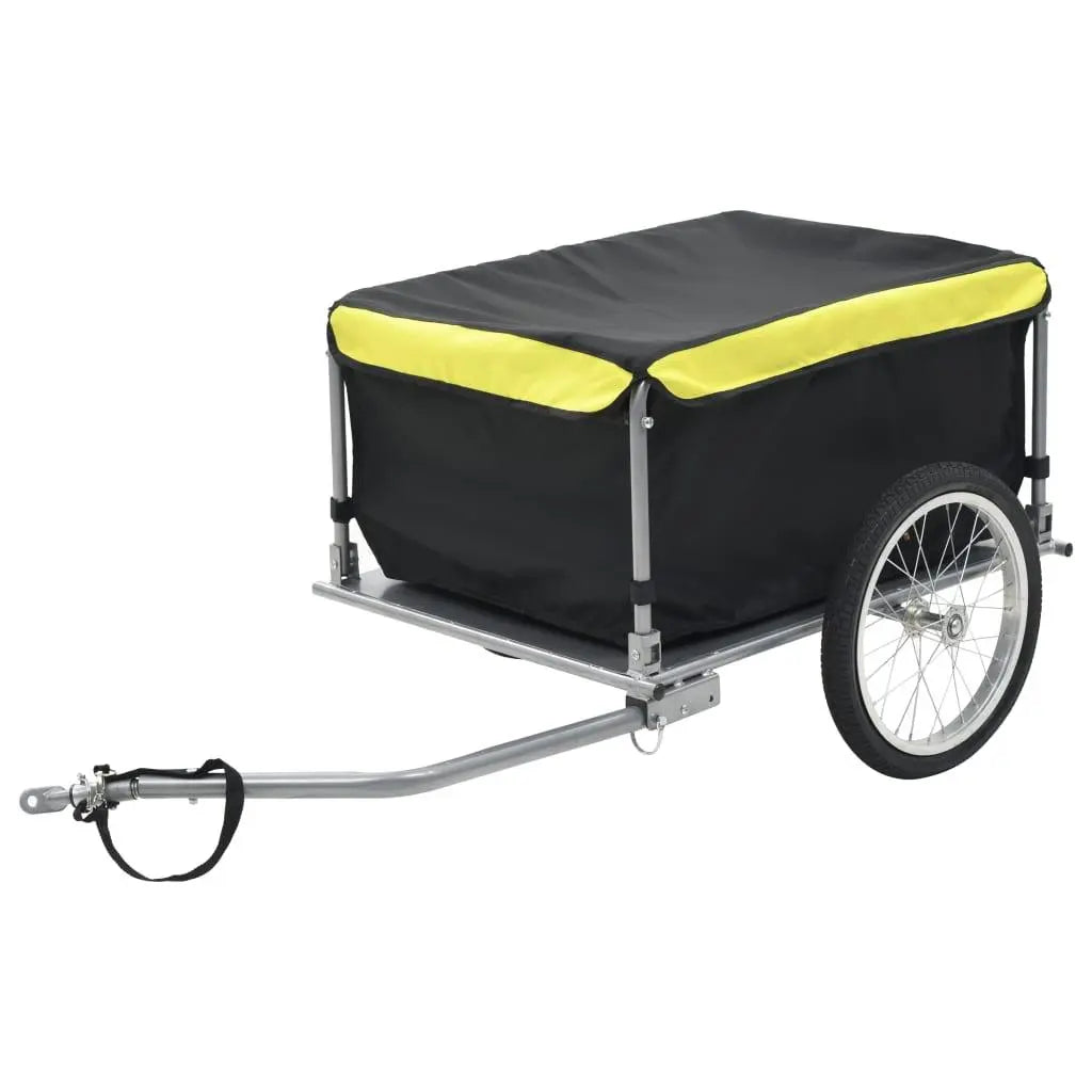Bike Cargo Trailer Black and Yellow 143.3 lb at Set Shop and Smile