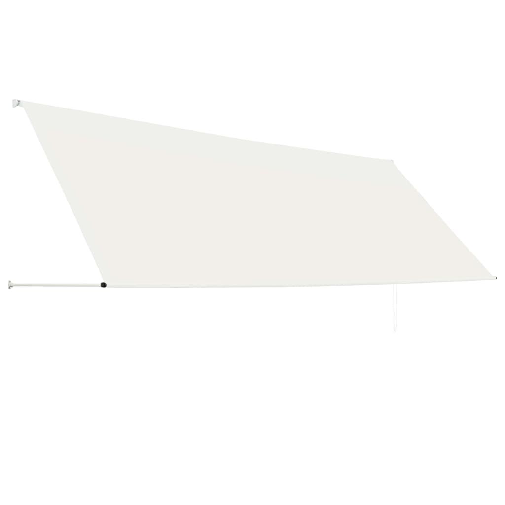 Retractable Awning 157.5"x59.1" Cream at Set Shop and Smile