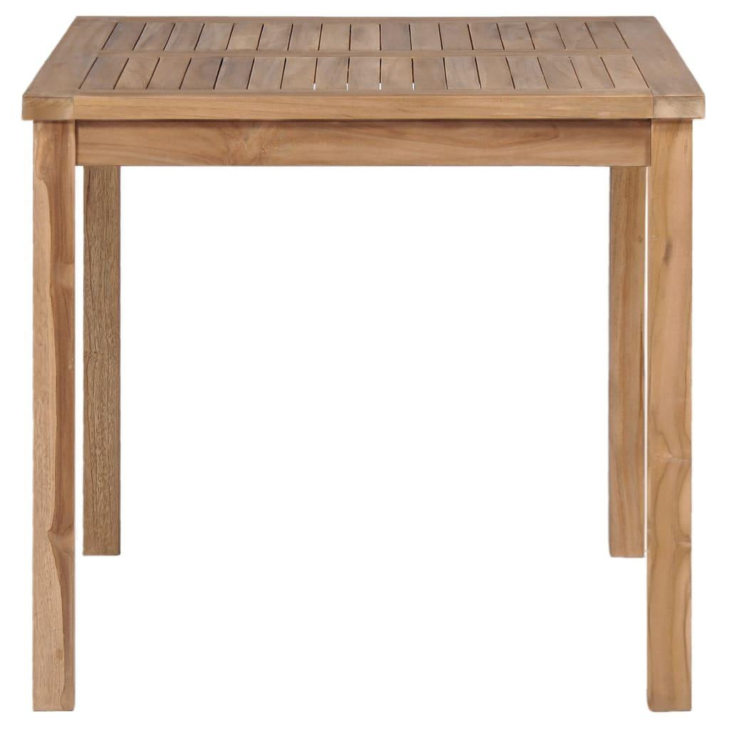 Patio Table 31.5"x31.5"x30.3" Solid Teak Wood at Set Shop and Smile