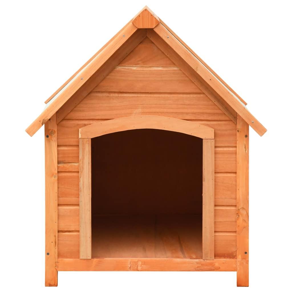 Dog House Solid Pine & Fir Wood 28.3"x33.5"x32.3" at Set Shop and Smile