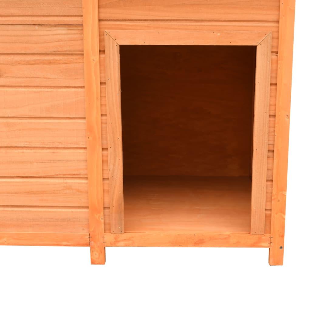 Dog Cage Solid Pine & Fir Wood 47.2"x30.3"x33.9" at Set Shop and Smile