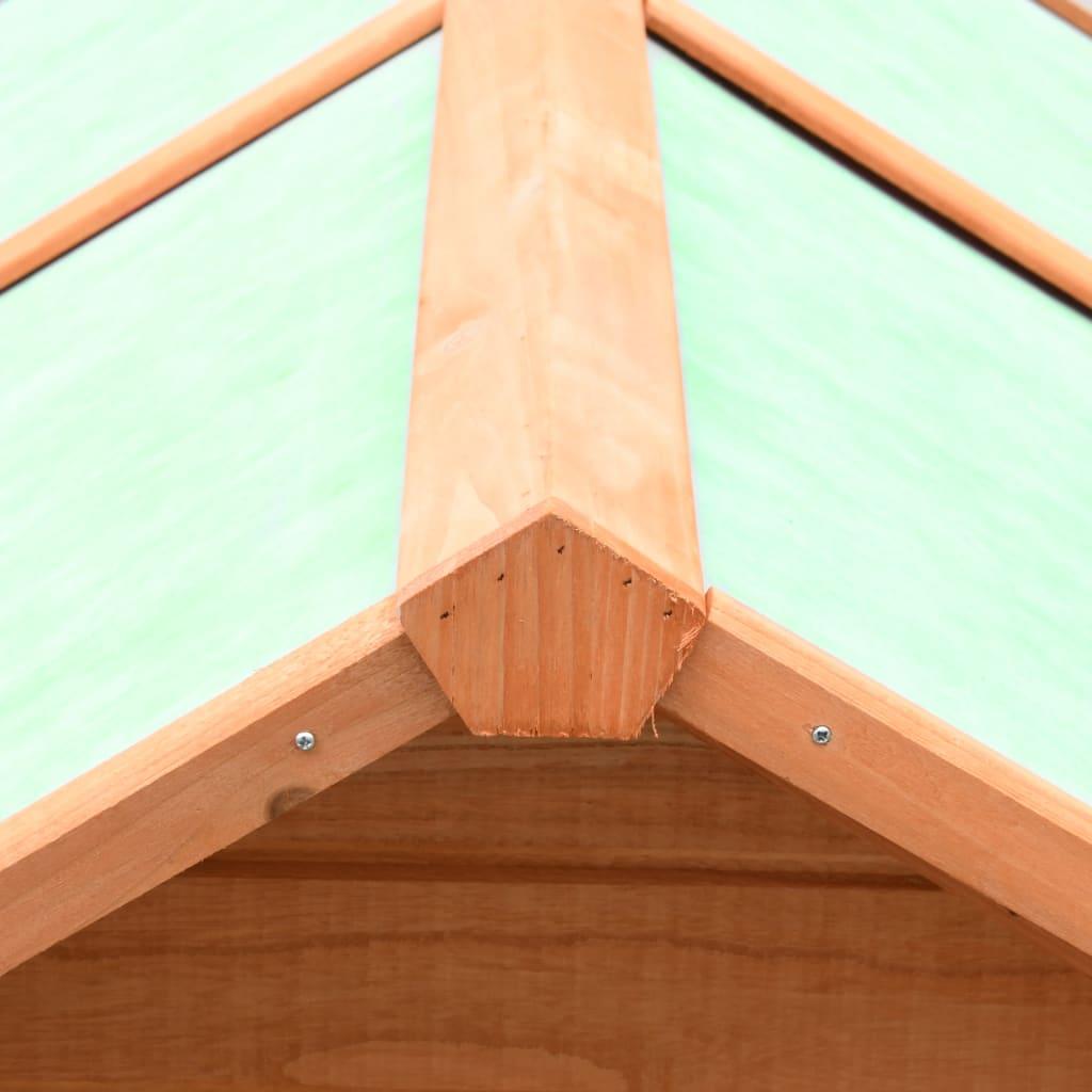 Chicken Cage Solid Pine & Fir Wood 66.9"x31.9"x43.3" at Set Shop and Smile