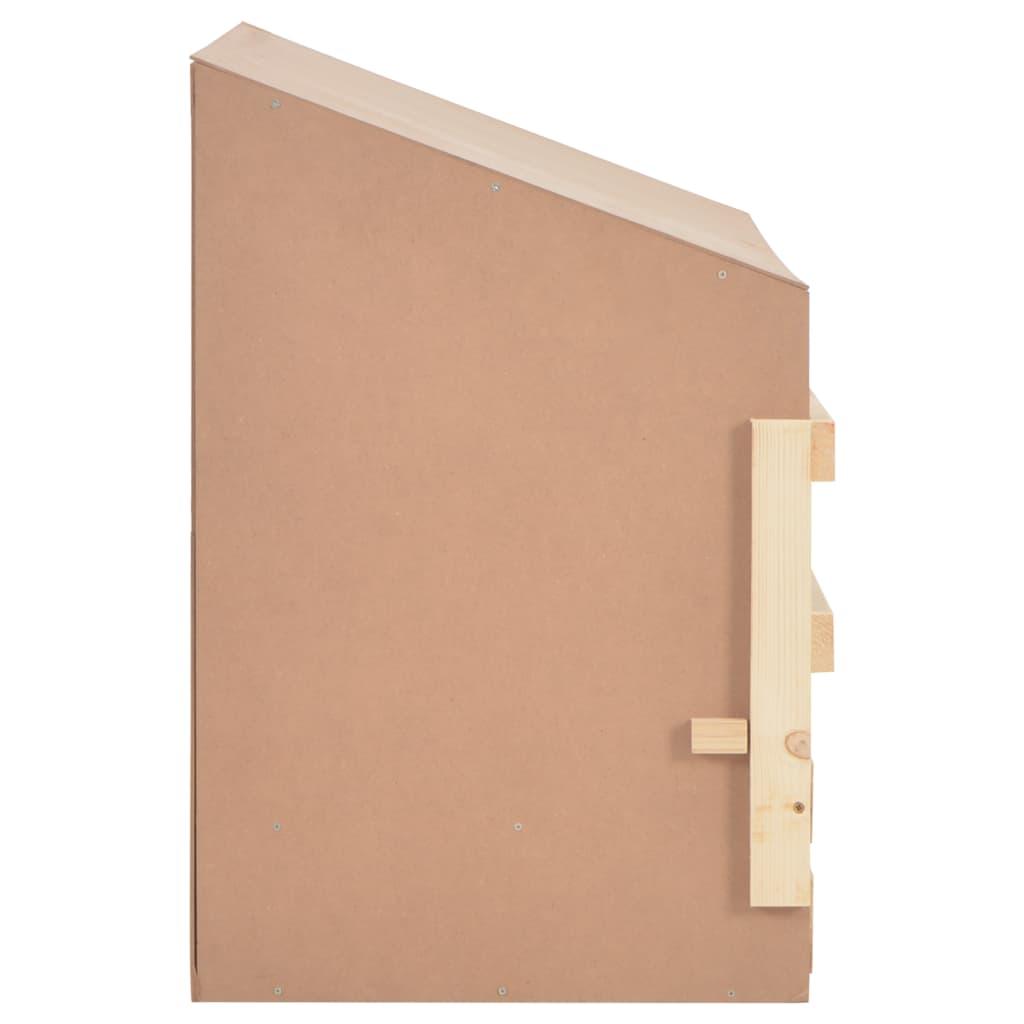 Chicken Laying Nest 4 Compartments 41.7"x15.7"x23.2" Solid Pine Wood at Set Shop and Smile