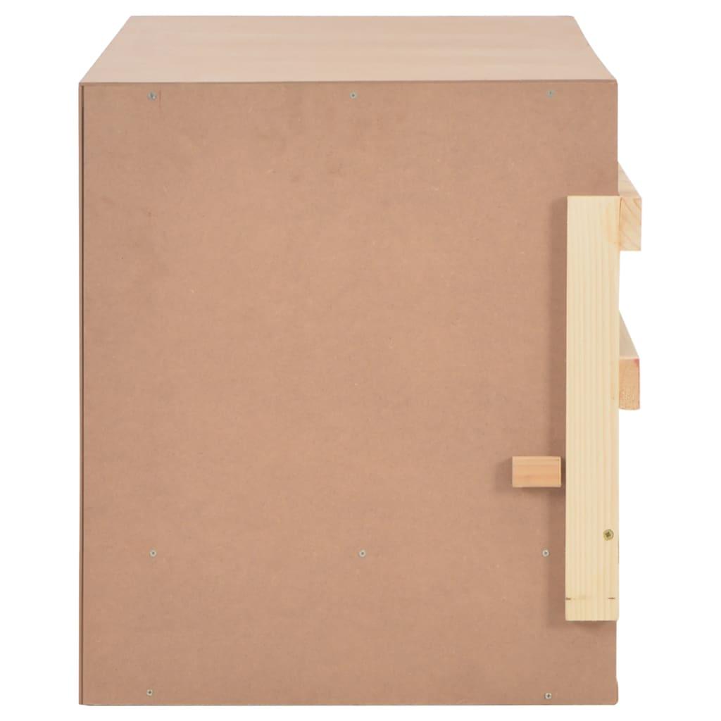 Chicken Laying Nest 4 Compartments 41.7"x15.7"x17.7" Solid Pine Wood at Set Shop and Smile