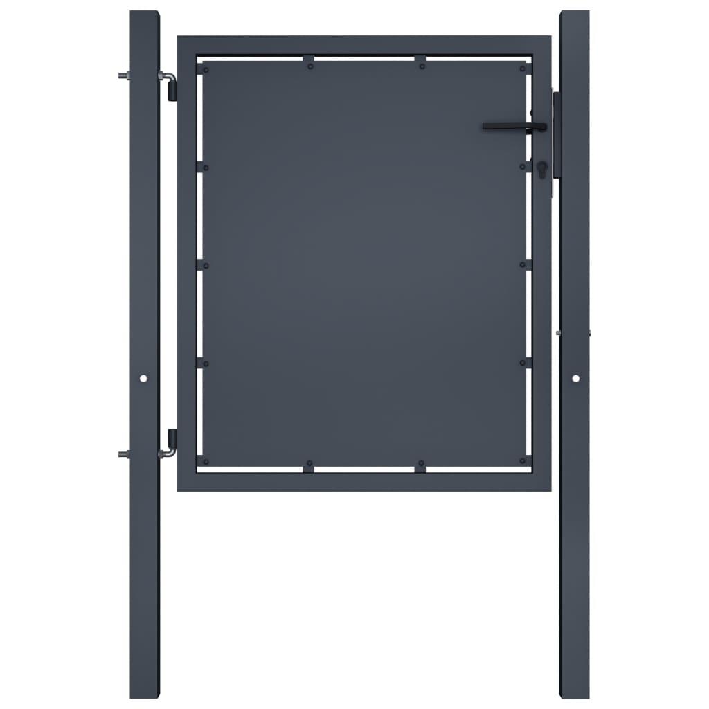 Garden Gate Steel 39.4"x39.4" Anthracite at Set Shop and Smile